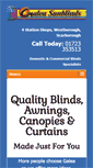 Mobile Screenshot of galeasunblinds.co.uk